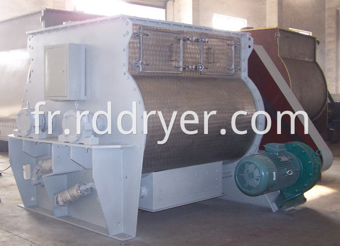 Horizontal Paddle Mixer for Dry Mortar with Chopper